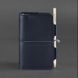Натуральный кожаный блокнот (Софт-бук) 3.0 синий Краст Blanknote BN-SB-3-navy-blue