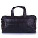 Мужская кожаная дорожная сумка с карманом для ноутбука TOFIONNO (ТОФИОННО) TU8699-black Черный
