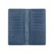 Голубой бумажник с натуральной матовой кожи на 14 карт, коллекция "Mehendi Classic"