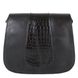 Женская кожаная сумка LASKARA (ЛАСКАРА) LK-DD217-black-croco Черный