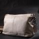 Прямоугольная женская сумка с двумя съемными ремнями из натуральной кожи Vintage 22377 Белая