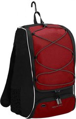 Спортивний рюкзак 22L Amazon Basics чорний з бордовим