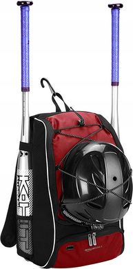 Спортивный рюкзак 22L Amazon Basics черный с бордовым