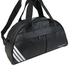 Спортивная сумка для фитнеса из искусственной кожи 16 л Wallaby 313 черная