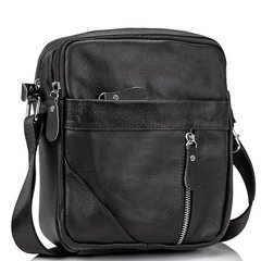 Мужская черная сумка через плечо Tiding Bag M38-1031A Черный