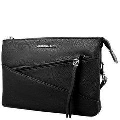 Жіноча сумка-клатч з якісного шкірозамінника AMELIE GALANTI (АМЕЛИ Галант) A991403-black Чорний