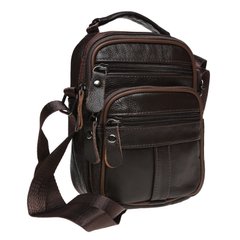 Чоловіча шкіряна сумка через плече Keizer K18016-brown
