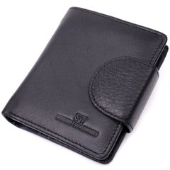 Надежный кошелек для женщин вертикального типа из натуральной кожи ST Leather 22451 Черный