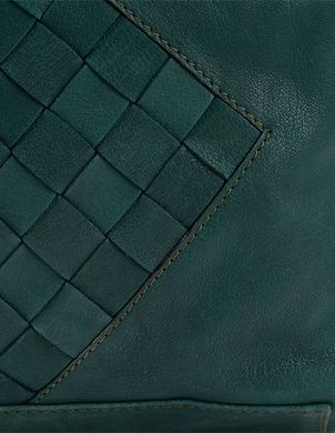 Ексклюзивна жіноча шкіряна сумка LILOCA LC10291-green, Зелений