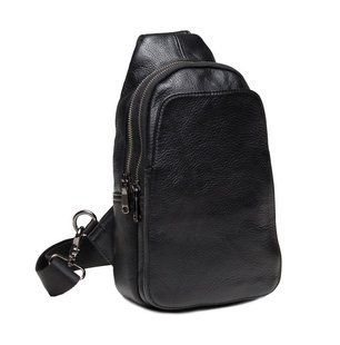 Кожаный рюкзак Tiding Bag 5006A Черный