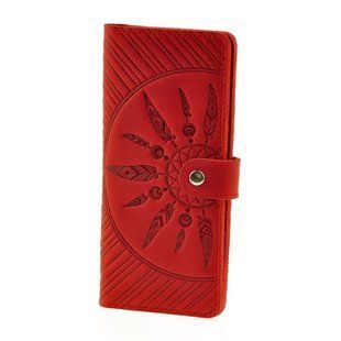 Портмоне 7.0 Инди Коралл - красный Blanknote BN-PM-7-coral-ls