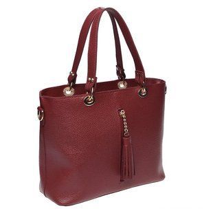 Женская сумка кожаная Ricco Grande 1L953-burgundy