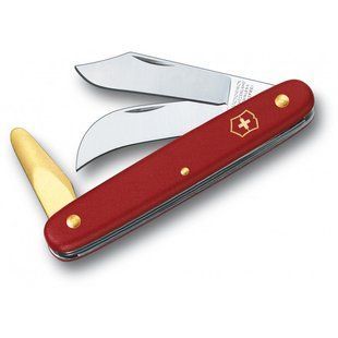 Складной садовый нож Victorinox Budding Pruning 3 Красный 3.9116.B1