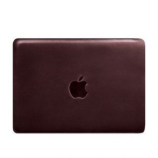 Натуральный кожаный чехол для MacBook Pro 13'' Бордовый Blanknote BN-GC-7-vin-kr