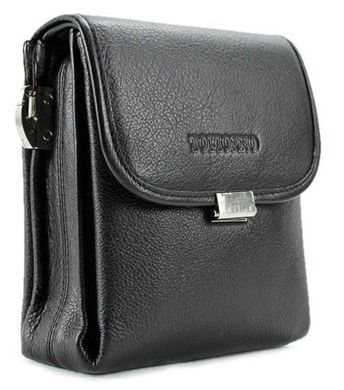 Интересная мужская сумка из кожи TOFIONNO 00281, Черный