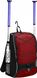 Спортивний рюкзак 22L Amazon Basics чорний з бордовим
