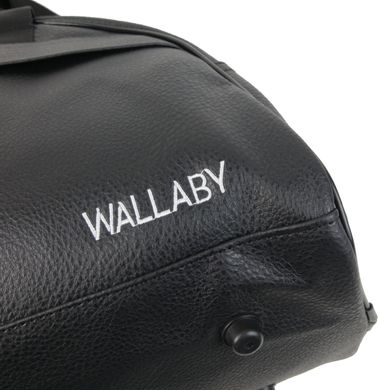 Спортивна сумка для фітнесу зі штучної шкіри 16 л Wallaby 313 чорна