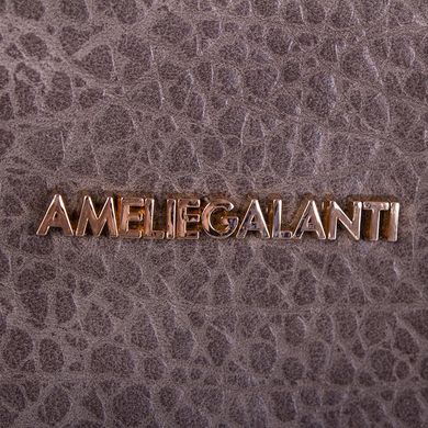 Жіноча сумка з якісного шкірозамінника AMELIE GALANTI (АМЕЛИ Галант) A991367-grey Сірий