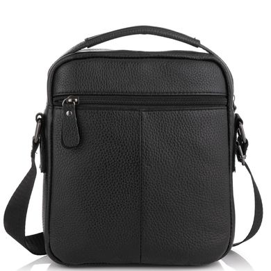 Мужская кожаная сумка мессенджер Tiding Bag A25F-2217A Черный