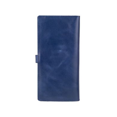 Эргономический кожаный тревел-кейс голубого цвета