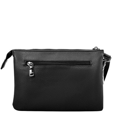 Жіноча сумка-клатч з якісного шкірозамінника AMELIE GALANTI (АМЕЛИ Галант) A991403-black Чорний