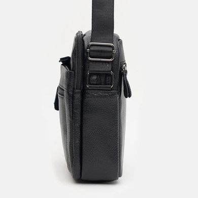 Мужская кожаная сумка Borsa Leather K12333-black
