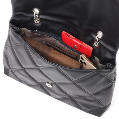 Классическая женская сумка из эко-кожи Vintage 18713 Черный