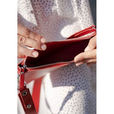 Женская кожаная сумка Sally красная Blanknote TW-Sally-red