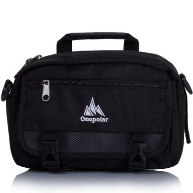 Чоловіча спортивна сумка ONEPOLAR (ВАНПОЛАР) W5078-black Чорний