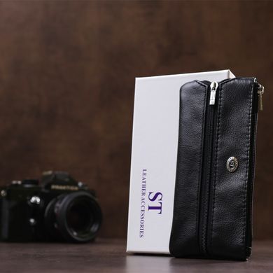 Мужская компактная ключница ST Leather 18838 Черный