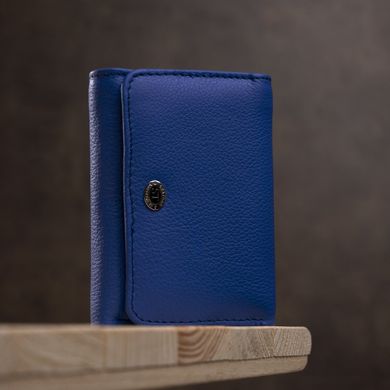 Оригінальний жіночий гаманець з монетницьою ST Leather 18888 Блакитний
