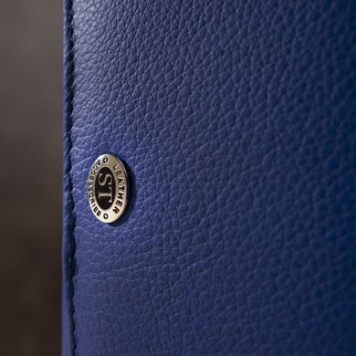 Оригинальный женский бумажник с монетницей ST Leather 18888 Голубой