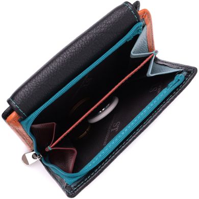 Стильный кошелек для женщин из натуральной кожи ST Leather 22501 Черный
