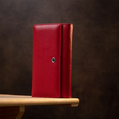Вместительный кошелек для женщин ST Leather 19391 Красный
