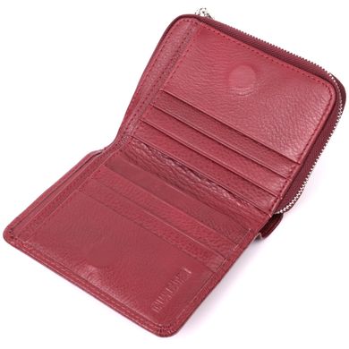 Женский кошелек среднего размера из натуральной кожи ST Leather 22551 Бордовый