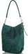 Эксклюзивная женская кожаная сумка LILOCA LC10291-green, Зеленый