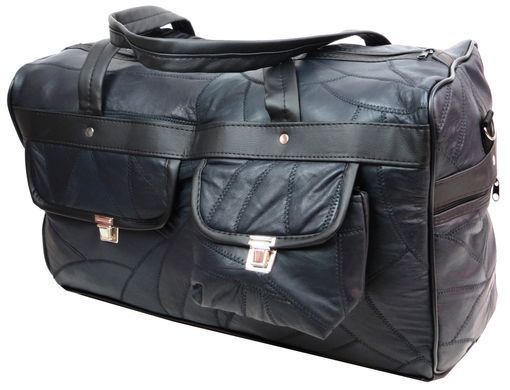 Уценка! Кожаная дорожная сумка со вставками из эко кожи 40L Convey