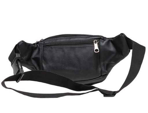 Кожаная сумка на пояс TIDING BAG A25-982A Черный
