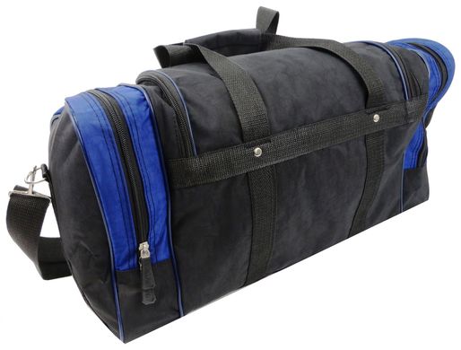 Спортивна сумка Wallaby 271-4 чорний з синім, 25 л