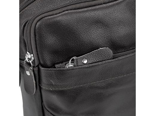 Чоловіча чорна сумка через плече Tiding Bag M38-1031A Чорний
