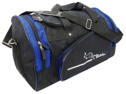 Спортивная сумка Wallaby 271-4 черный с синим, 25 л