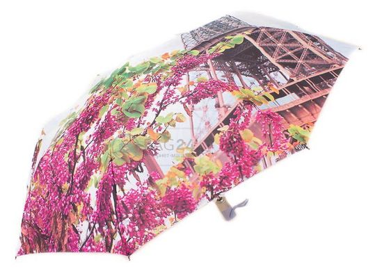 Квітчаста парасолька для жінок, автомат ZEST Z23785-12, Рожевий