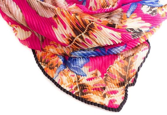 Красивый шарф для женщин, крепдешиновый ETERNO ES0107-5-9, Розовый