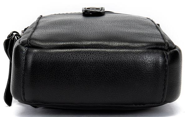 Компактна сумка з натуральної шкіри Vintage 14811 Чорна