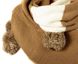 Бежевий з білим жіночий шарф ETERNO ES3029-beige, Бежевий