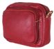 Жіноча шкіряна сумка на пояс Accessory Collection 00490, Червоний