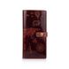 Стильный тревел-кейс коньячного цвета с натуральной глянцевой кожи с авторским художественным тиснением "7 wonders of the world"