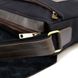 Мужская сумка через плечо из кожи и канваса RGa-6002-3md TARWA черно-коричневый