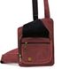 Кожаный слинг рюкзак на одно плечо TARWA RR-232-3md Красный