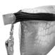Женская дизайнерская кожаная сумка поясная GALA GURIANOFF (ГАЛА ГУРЬЯНОВ) GG3012-silver Серебряный